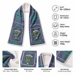 Sandilands Tartan Crest Pocket Scarf - Ultimate Plaid Gift Wrap