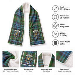 Newlands Tartan Crest Pocket Scarf - Ultimate Plaid Gift Wrap