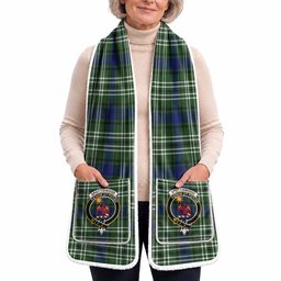Spottiswood Tartan Crest Pocket Scarf - Ultimate Plaid Gift Wrap