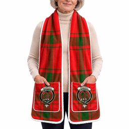 Darroch Tartan Crest Pocket Scarf - Ultimate Plaid Gift Wrap