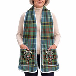 Walkinshaw Tartan Crest Pocket Scarf - Ultimate Plaid Gift Wrap