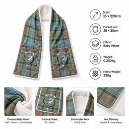 Brisbane Tartan Crest Pocket Scarf - Ultimate Plaid Gift Wrap