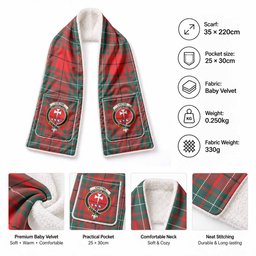 Cheyne Tartan Crest Pocket Scarf - Ultimate Plaid Gift Wrap