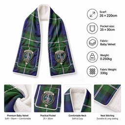 Bannerman Tartan Crest Pocket Scarf - Ultimate Plaid Gift Wrap