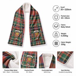 Lyle Tartan Crest Pocket Scarf - Ultimate Plaid Gift Wrap