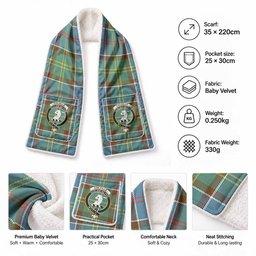 Colville Tartan Crest Pocket Scarf - Ultimate Plaid Gift Wrap