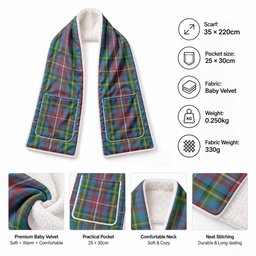 Hyndman Tartan Hand-Warmer Pocket Scarf