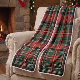 Lyle Tartan Hand-Warmer Pocket Scarf