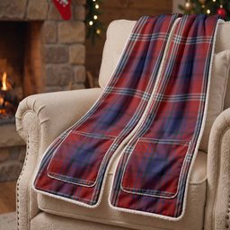 Ainslie Tartan Hand-Warmer Pocket Scarf