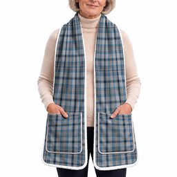 Conquergood Tartan Hand-Warmer Pocket Scarf