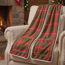 Bruce County Tartan Hand-Warmer Pocket Scarf