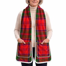 Heron Tartan Hand-Warmer Pocket Scarf
