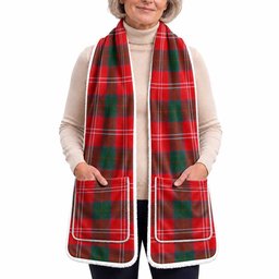 Fenton Tartan Hand-Warmer Pocket Scarf