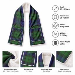 Bannatyne Tartan Hand-Warmer Pocket Scarf