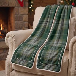 Kelso Tartan Hand-Warmer Pocket Scarf