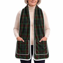 Carlow Tartan Hand-Warmer Pocket Scarf