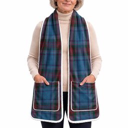 Louth Tartan Hand-Warmer Pocket Scarf