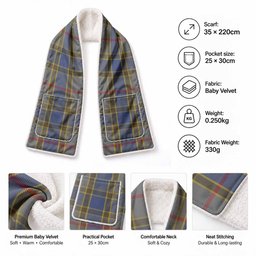 Balfour Tartan Hand-Warmer Pocket Scarf