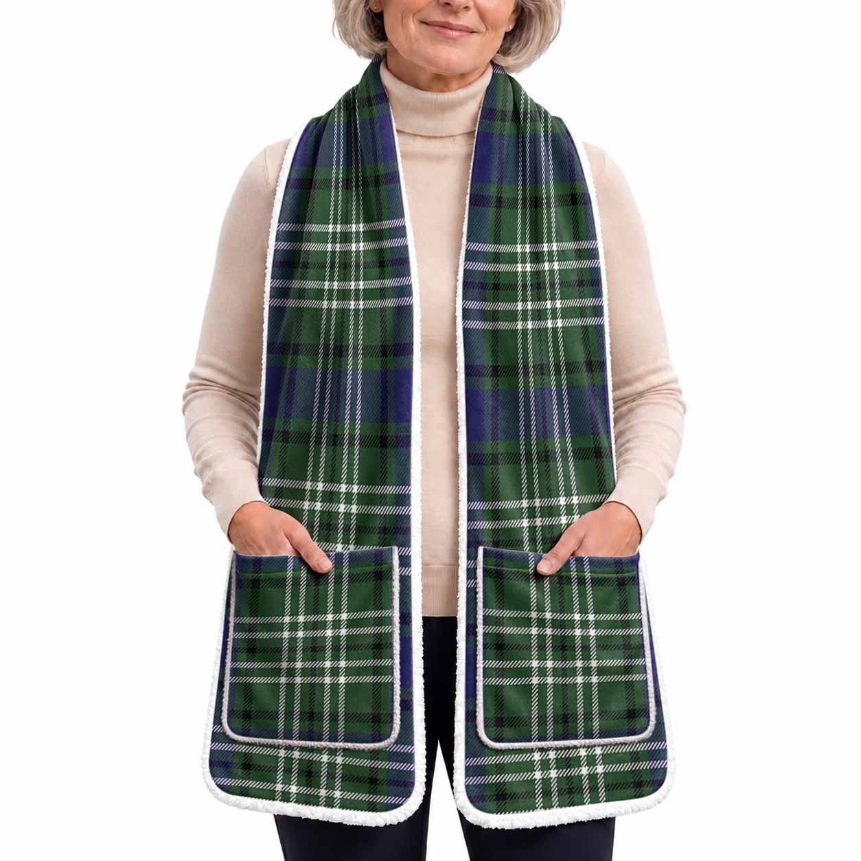 Blyth Tartan Hand-Warmer Pocket Scarf