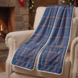 Cian Tartan Hand-Warmer Pocket Scarf