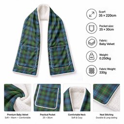 Dyce Tartan Hand-Warmer Pocket Scarf
