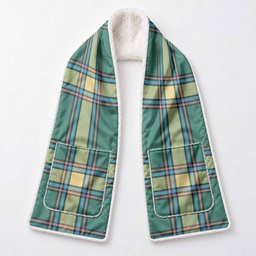 Alberta Tartan Hand-Warmer Pocket Scarf