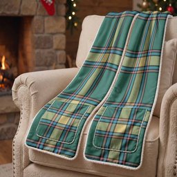 Alberta Tartan Hand-Warmer Pocket Scarf