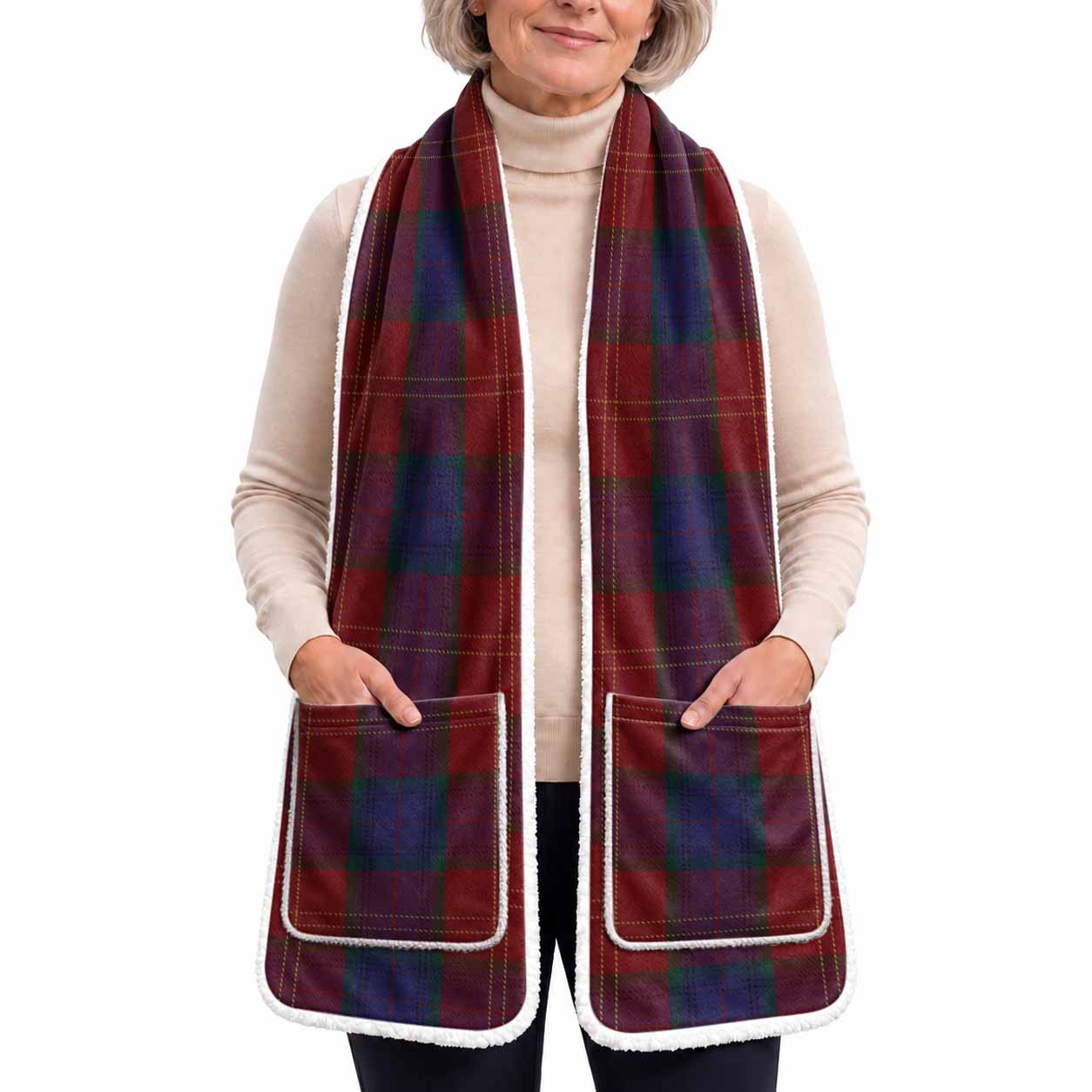 MacEdward (McEdward) Tartan Hand-Warmer Pocket Scarf