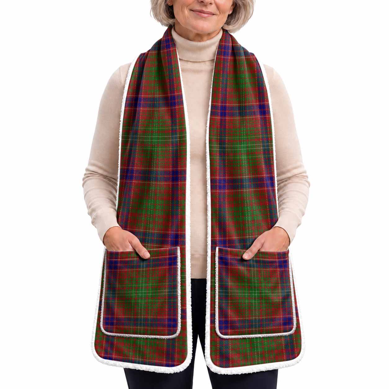 Lumsden Tartan Hand-Warmer Pocket Scarf
