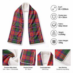 Charteris Tartan Hand-Warmer Pocket Scarf