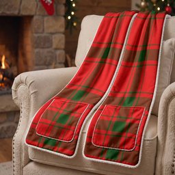 Darroch Tartan Hand-Warmer Pocket Scarf