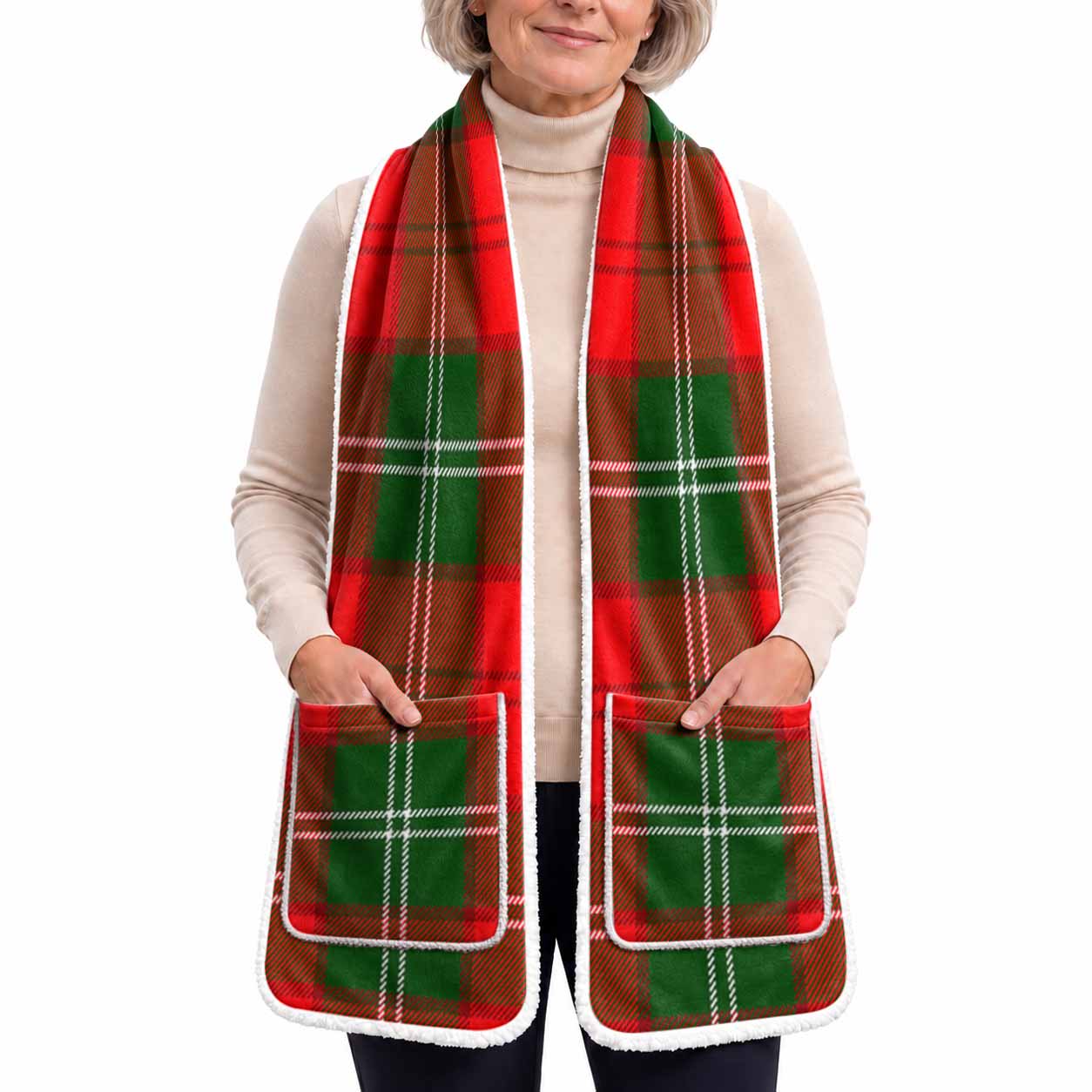 Gartshore Tartan Hand-Warmer Pocket Scarf