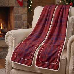 Kyle Tartan Hand-Warmer Pocket Scarf