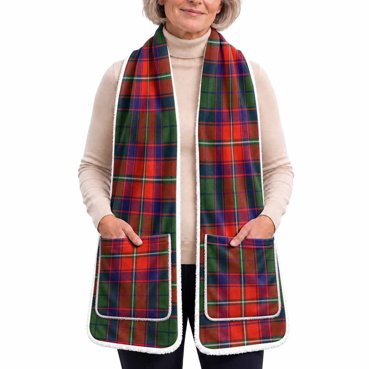 Wauchope Tartan Hand-Warmer Pocket Scarf
