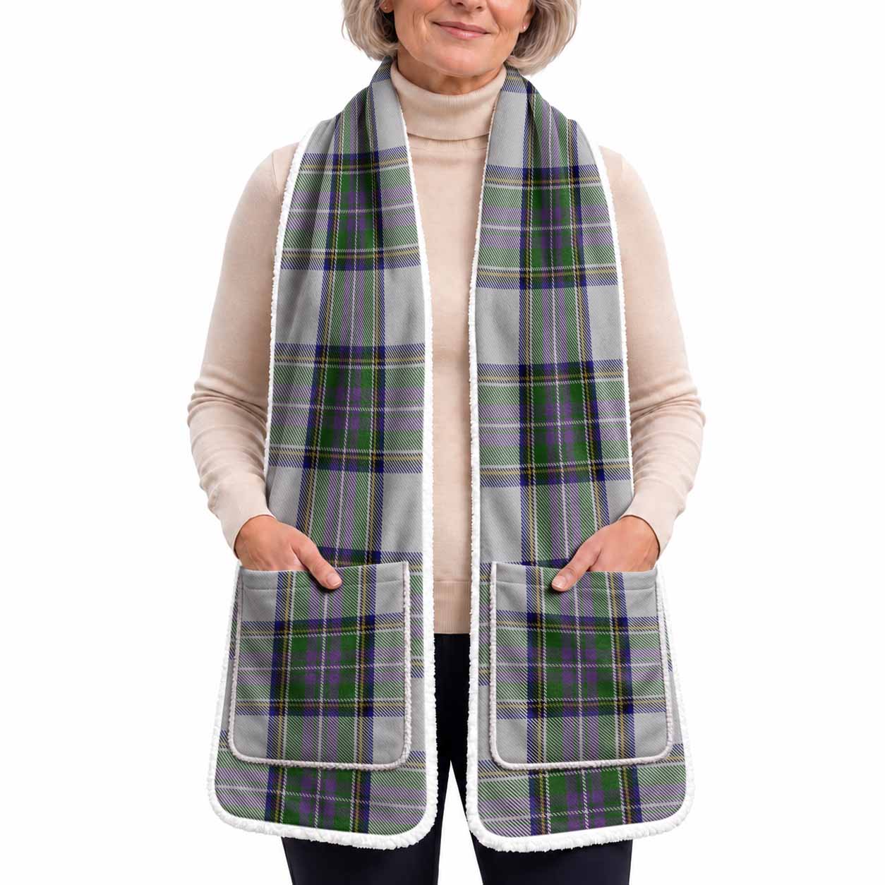 Pritchard Tartan Hand-Warmer Pocket Scarf