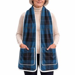 Sorbie Tartan Hand-Warmer Pocket Scarf