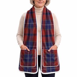 Wishart Tartan Hand-Warmer Pocket Scarf