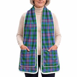 Pitcairn Tartan Hand-Warmer Pocket Scarf