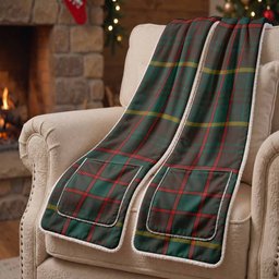 Ontario Tartan Hand-Warmer Pocket Scarf