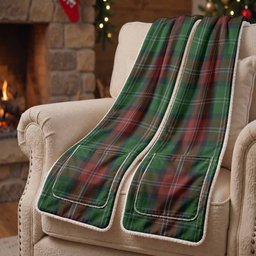 Sawyer Tartan Hand-Warmer Pocket Scarf