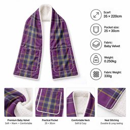 O'Riagain Tartan Hand-Warmer Pocket Scarf