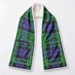 Monteith Tartan Hand-Warmer Pocket Scarf