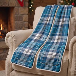 Roberton Tartan Hand-Warmer Pocket Scarf
