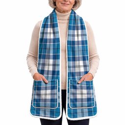 Roberton Tartan Hand-Warmer Pocket Scarf