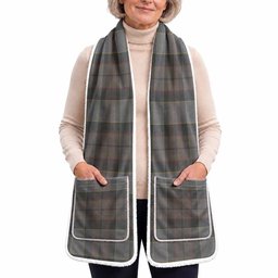 Outlander Fraser Tartan Hand-Warmer Pocket Scarf