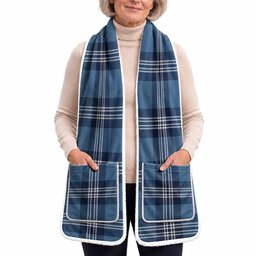 Saint Andrews Tartan Hand-Warmer Pocket Scarf