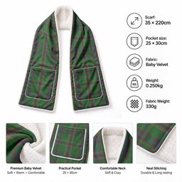Westmeath Tartan Hand-Warmer Pocket Scarf