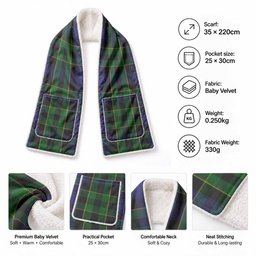 Mowat Tartan Hand-Warmer Pocket Scarf