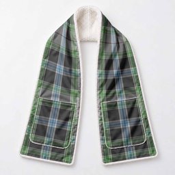 Wiseman Tartan Hand-Warmer Pocket Scarf