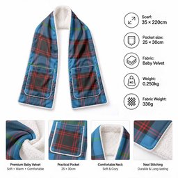 Wedderburn Tartan Hand-Warmer Pocket Scarf